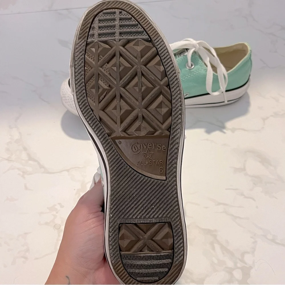 Converse Chuck Taylor All Star Mint Low Top Sneakers - Picture 9 of 12